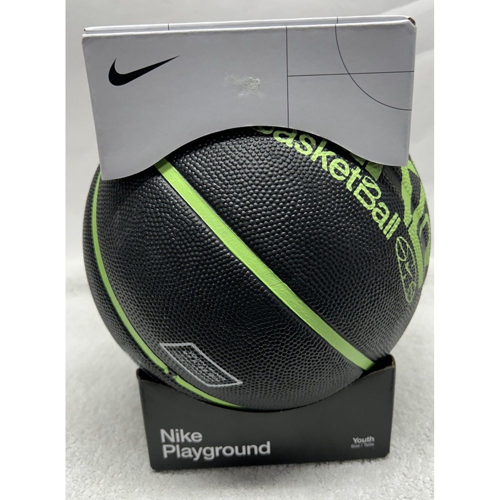 Nike Everyday Playground Black Neon Green Size Youth Basketball Ne